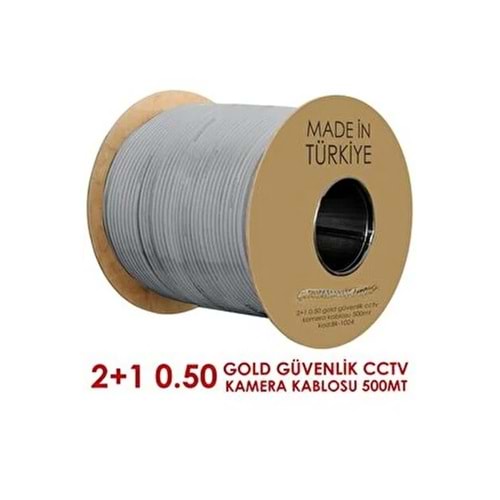 ARMAĞAN 2+1 0,50 MİNİ U6 COAX 500METRE KAMERA KABLOSU