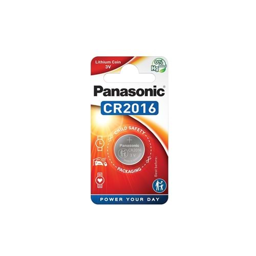 PANASONIC CR2016EL/1B 3V LITHIUM PARA PİL TEKLİ
