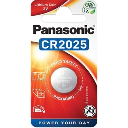PANASONIC CR2025EL-1B 3V LITHIUM PARA PİL TEKLİ