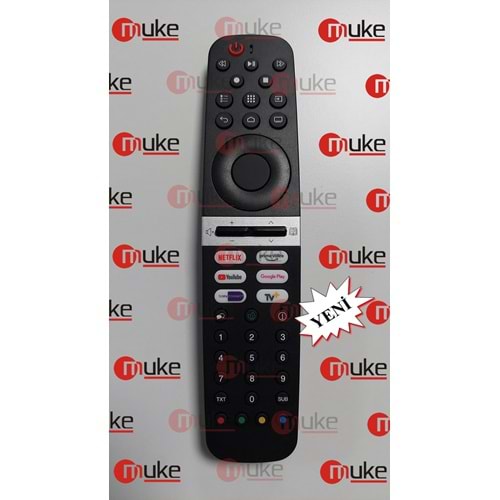 MUKE ML9725 ARÇELİK BEKO GRUNDIG RM-L1812 NETFLİX TUŞLU Led Tv Kumandası