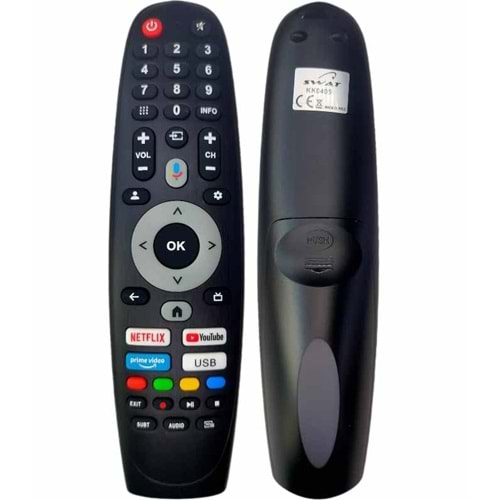 MUKE ML0405 ONVO ANDROID SMART SES KOMUTSUZ Led Tv Kumandası