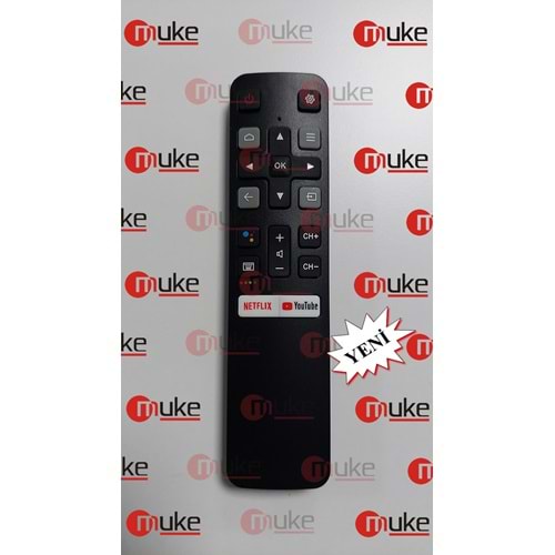 MUKE SESLİ ML0293 TCL RC802V FNR1/HTC120 Netflix Youtube Tuşlu Akıllı LCD LED TV KUMANDASI