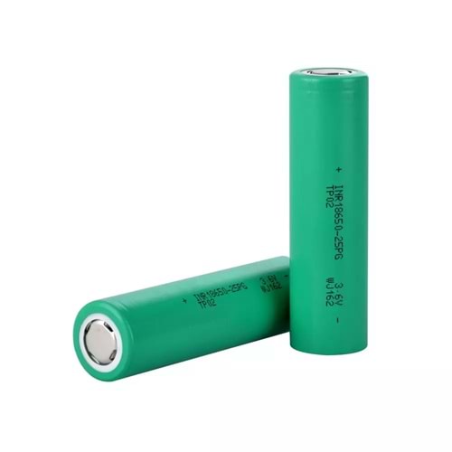 Tenpower INR18650-25PG - 3,7V 2500 Mah Li-ion Şarjlı Pil 30A