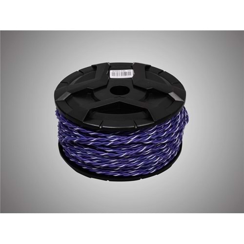 FOR-X xml-16p 16GA 100MT MOR-BEYAZ BÜKÜMLÜ OFC HOPARLÖR KABLOSU