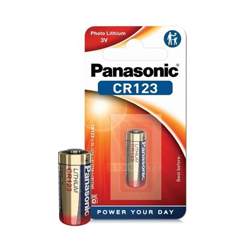 PANASONIC CR-123A 3V LİTYUM TEKLİ PİL CR123