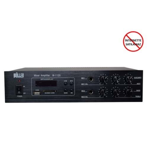 WÖLLER W-1120 Hat Trafolu 80watt Mikser Amfi