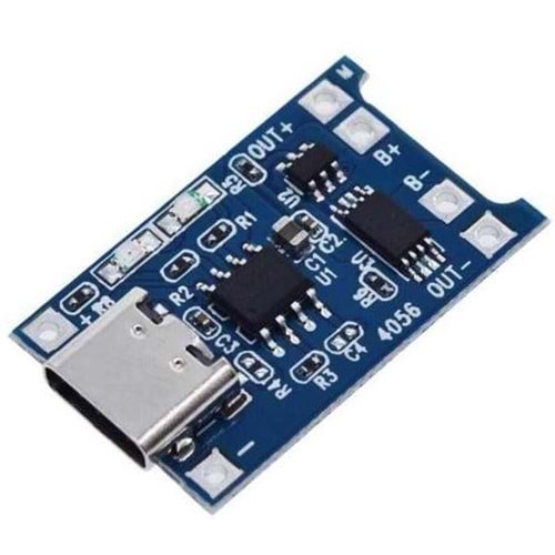 OEM TP4056 TYPE-C KORUMALI PİL ŞARJ DEVRESİ BMS