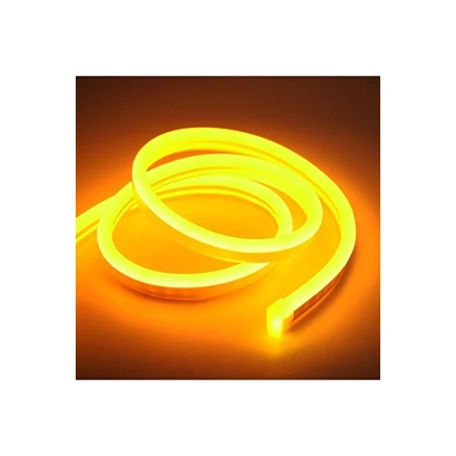 OEM 12V 5MT NEON LED AMBER 2,5CM KESİLEBİLİR