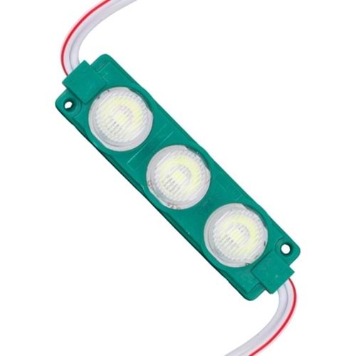 OEM 12V 3W 3'LÜ MODÜL LED YEŞİL