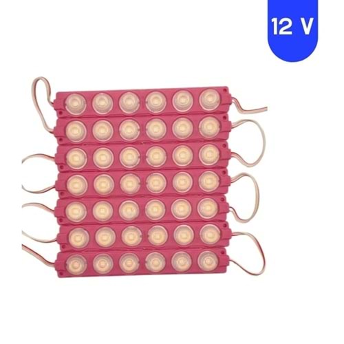 OEM 12V 6W 6'LI MODÜL LED PEMBE