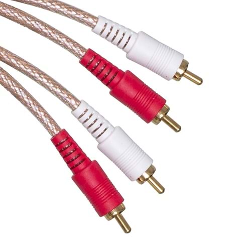 TUNEX TNX-756 2 Rca Erkek-2 Rca Erkek 2 Mt Tetiklemeli Kablo