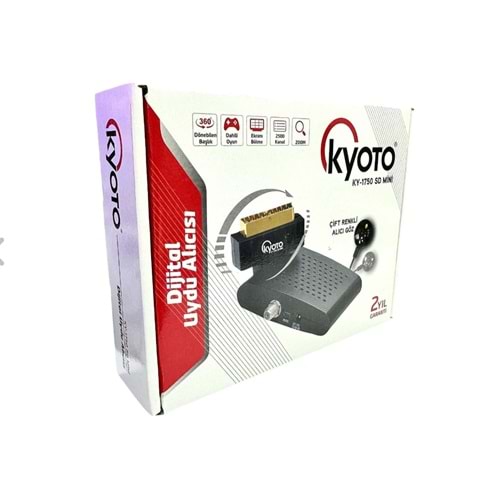 KYOTO KY-1750 SD MİNİ SCART UYDU ALICISI