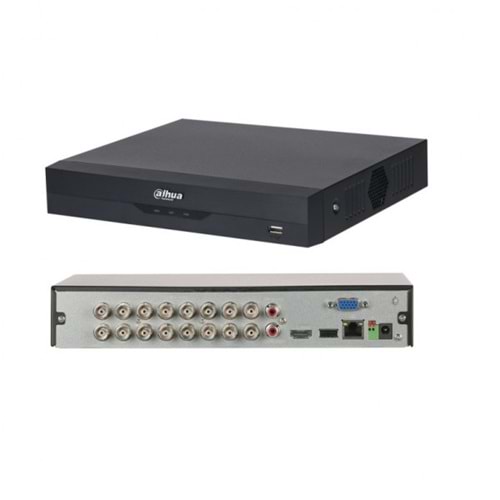DAHUA XVR5116HS-5M-I3 16 KANAL H265+ 1x10TB DESTEK XVR KAYIT CİHAZI