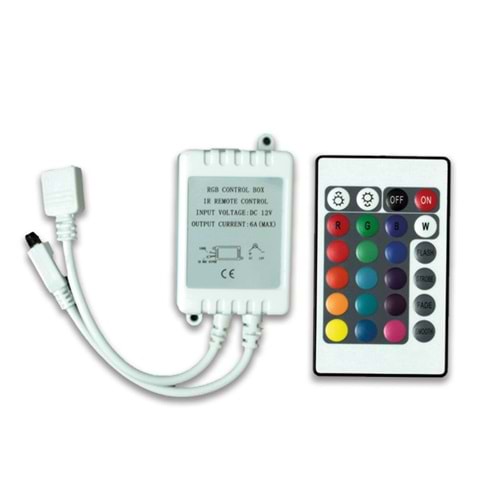 WELLBOX LW-CON019 RGB 6A LED KONTROL DEVRESİ 24 TUŞLU