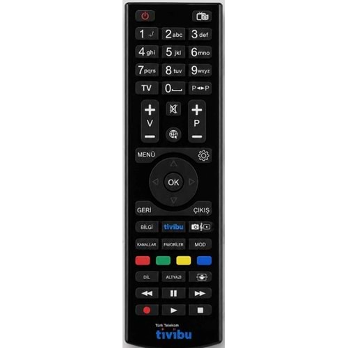 ORJİNAL TİVİBU KUMANDA ORJ-0760