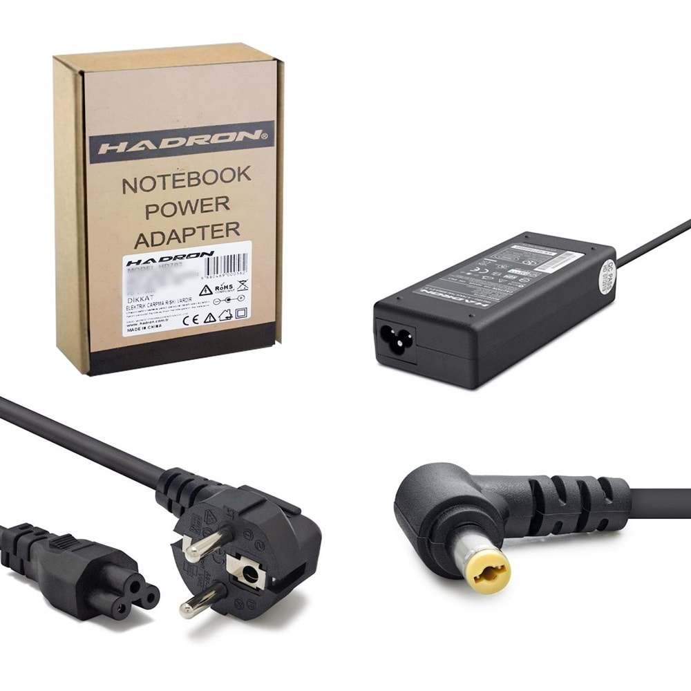 NOTEBOOK ADAPTÖR 19V 1,58A 5,5X1,7MM HADRON HD-718