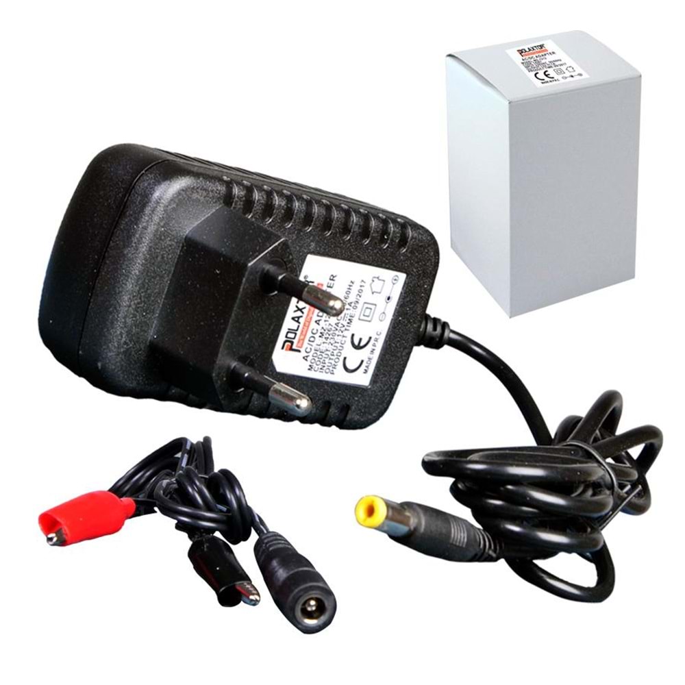 AKÜ ŞARJ ALETİ MAŞALI 12V 2A POLAXTOR
