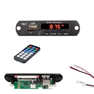 OTO TEYP ÇEVİRİCİ BORD 12V BT/USB/SD/FM/AUX POLAXTOR M512