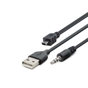 KABLO V3 5PIN TO USB/AUX MEDYA PLAYER HADRON HDX-1028