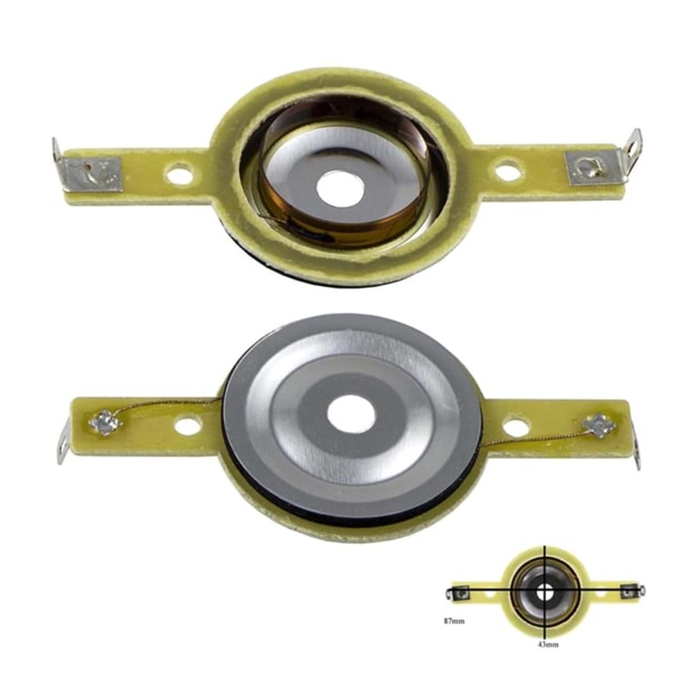 DTX-306 Tweeter Mebranı 10cm 100 Watt