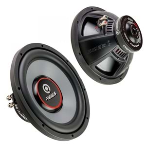 REISS AUDIO RS-UX12 Oto Bass Subwoofer 30cm Single 1000 Watt 1 Adet