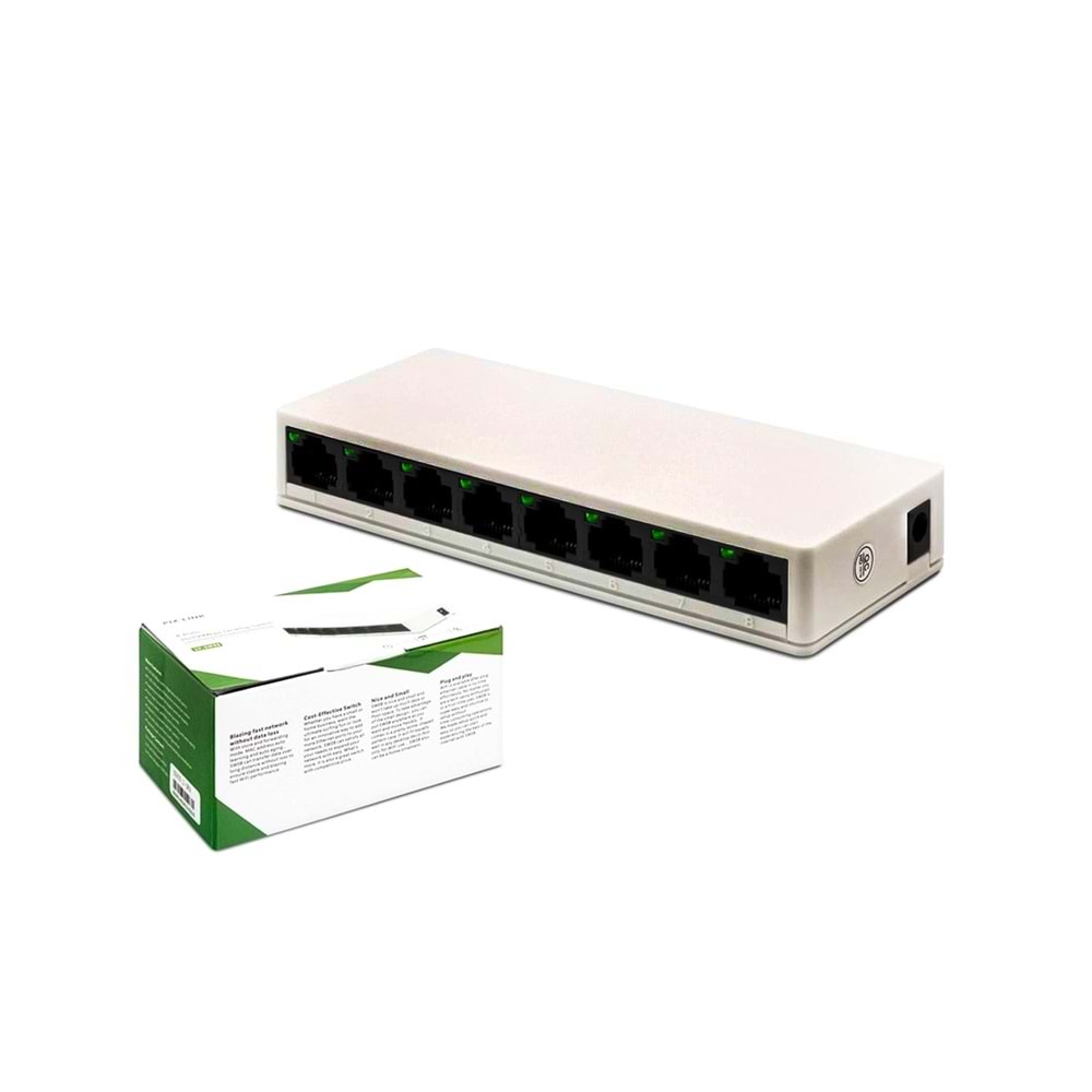 SWITCH ETHERNET 8 PORT 10/100MBPS PİX-LİNK LV-SW08