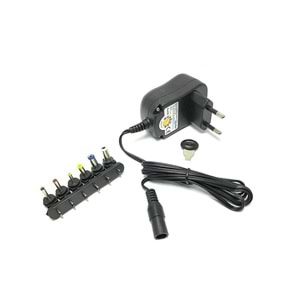 WELLPOWER WP-01123P Adaptör Kademeli 6 Uçlu 3-12 Volt 12 Watt