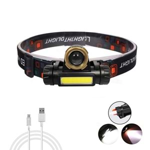 GOLD ORION OR-101 Kafa Feneri Şarjlı Cob Led 3 Watt