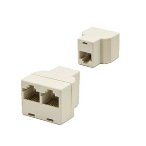 RJ45 İNTERNET DAĞITICI ÇOĞALTICI 8PIN 1 DİŞİ TO 2 DİŞİ