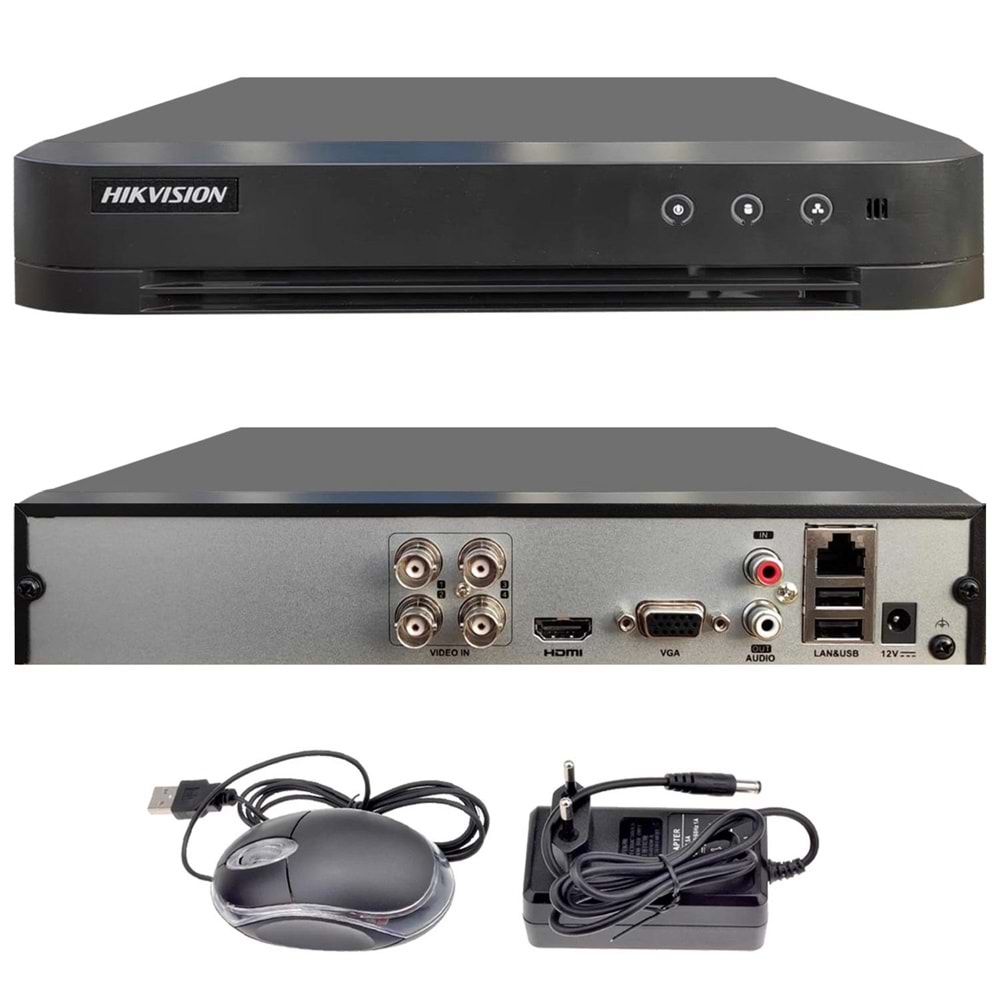 KAYIT CİHAZI AHD 4 KANAL 1080P TVI HIKVISION DS-7204HGHI-K1