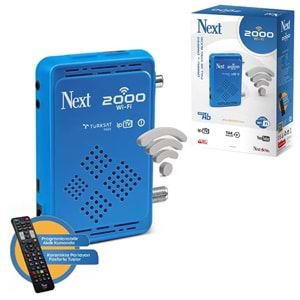 NEXT 2000 Wifi S Uydu Alıcı Mini Full Hd Dahili Wifi Iptv Youtube