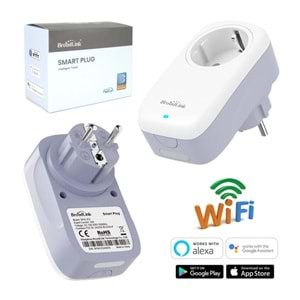 AKILLI WIFI PRİZ 16A 2,4GHZ ALEXA GOOGLE ASSISTANT DESTEKLİ BROADLINK SP4L-EU