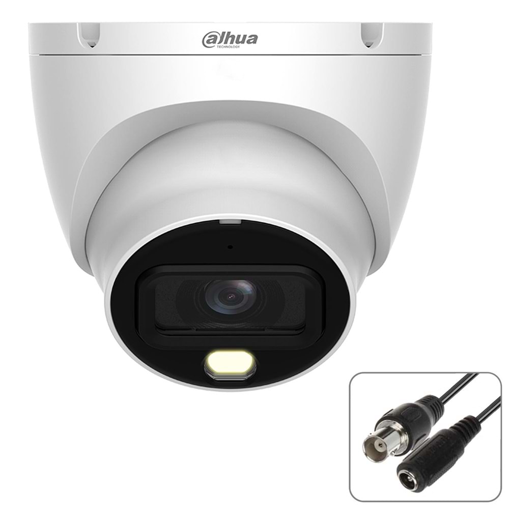DAHUA HAC-HDW1209TLQAHD KAMERA DOME 2MP 2,8MM RENKLİ GECE GÖRÜŞ METAL KASA