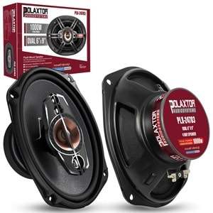 PLX-24783 Oto Hoparlör Oval 6x9 İnç 1000 Watt Kapaklı 2 Adet