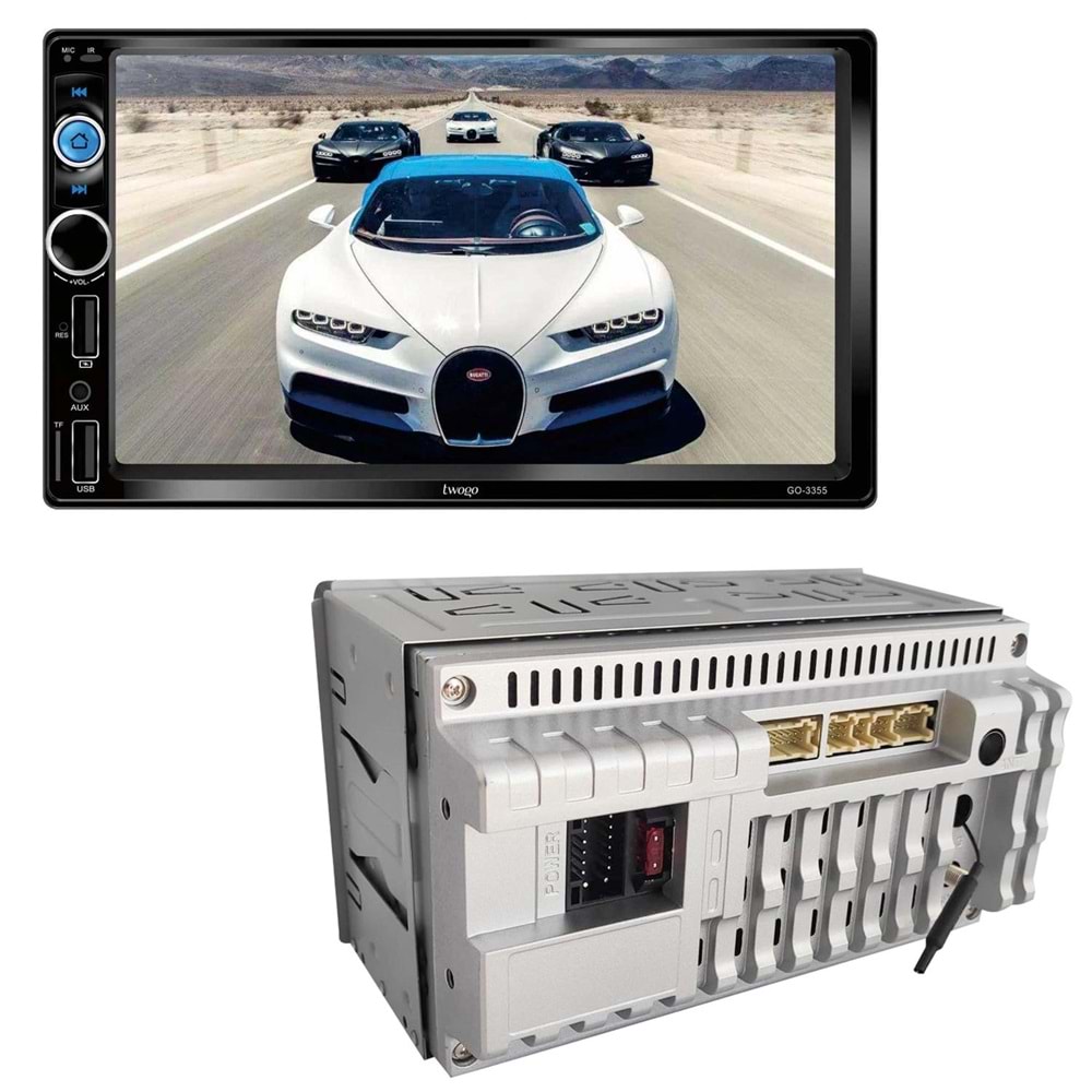 TWOGO GO-232AND Android Double Teyp 7 İnç 4x60 Watt 2+32GB