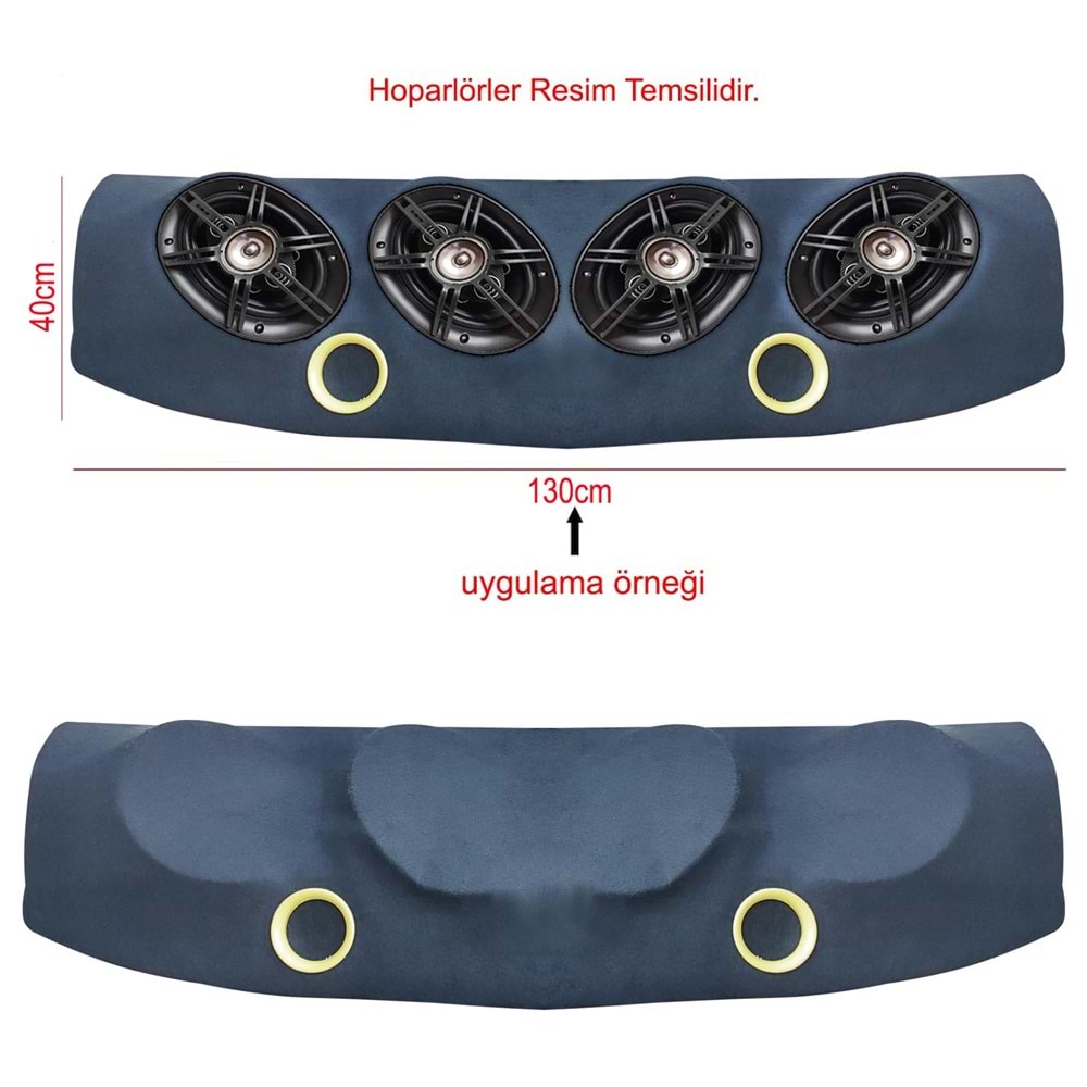 TOFAŞ DÖRTLÜ OVAL 6X9 10CM TWEETER YUVALI KABARTMALI PANDİZOT