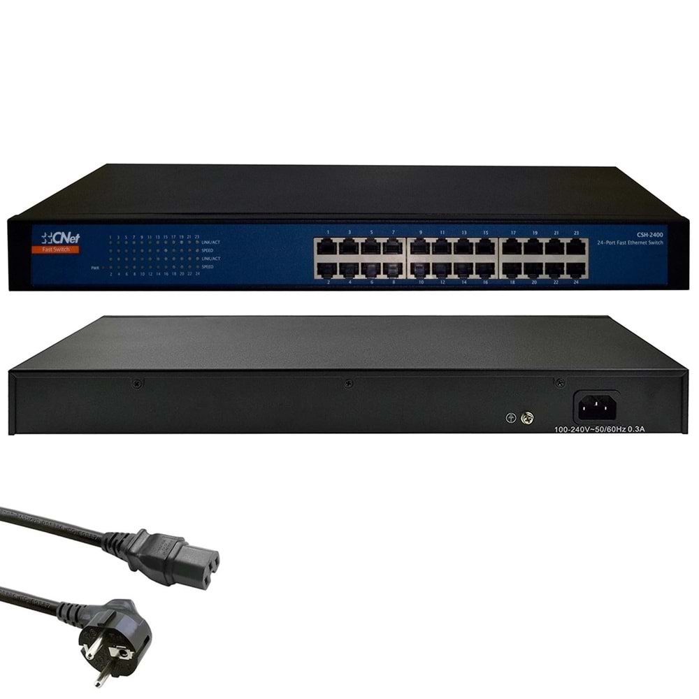 SWITCH HUB 24 PORT 10/100MBPS CNET CSH-2400