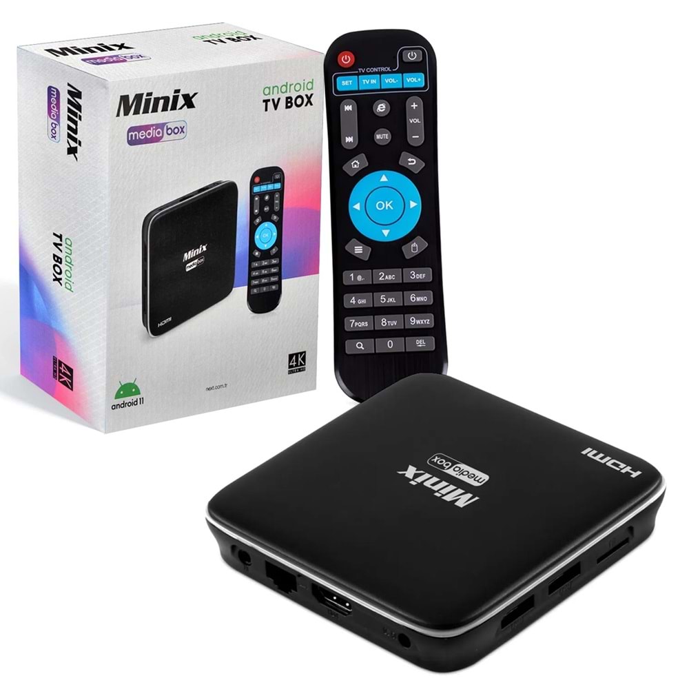 ANDROİD TV BOX 2+16GB NEXT MİNİX MEDIABOX