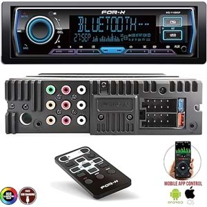 FOR-X XQ-710DSP Oto Teyp 4X60 Watt Bluetooth Mobil Aplikasyon