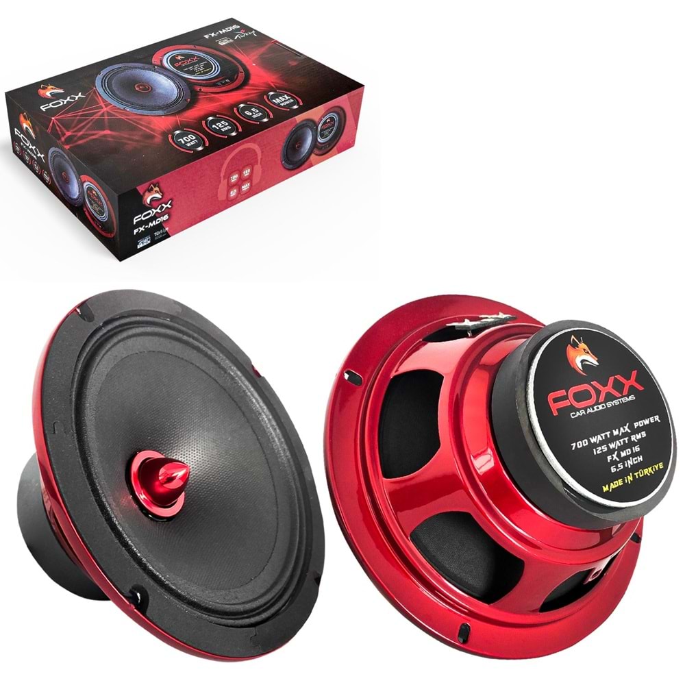 FOXX FX-MD16 Oto Midrange 16cm 700 Watt 2 Adet