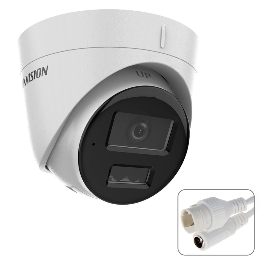 HIKVISION DS-2CD1343G2-LIUF Dome Ip Kamera Sesli 4mp 2,8mm Hibrit Metal İç Mekan