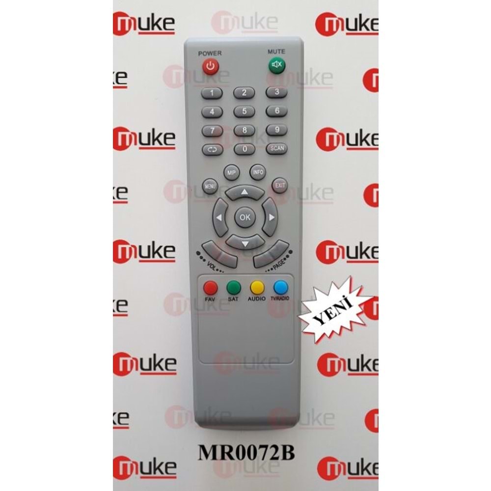 MUKE MR0072B LİNX-OMAX-SİLVERMAX UYDU KUMANDASI KR0072B