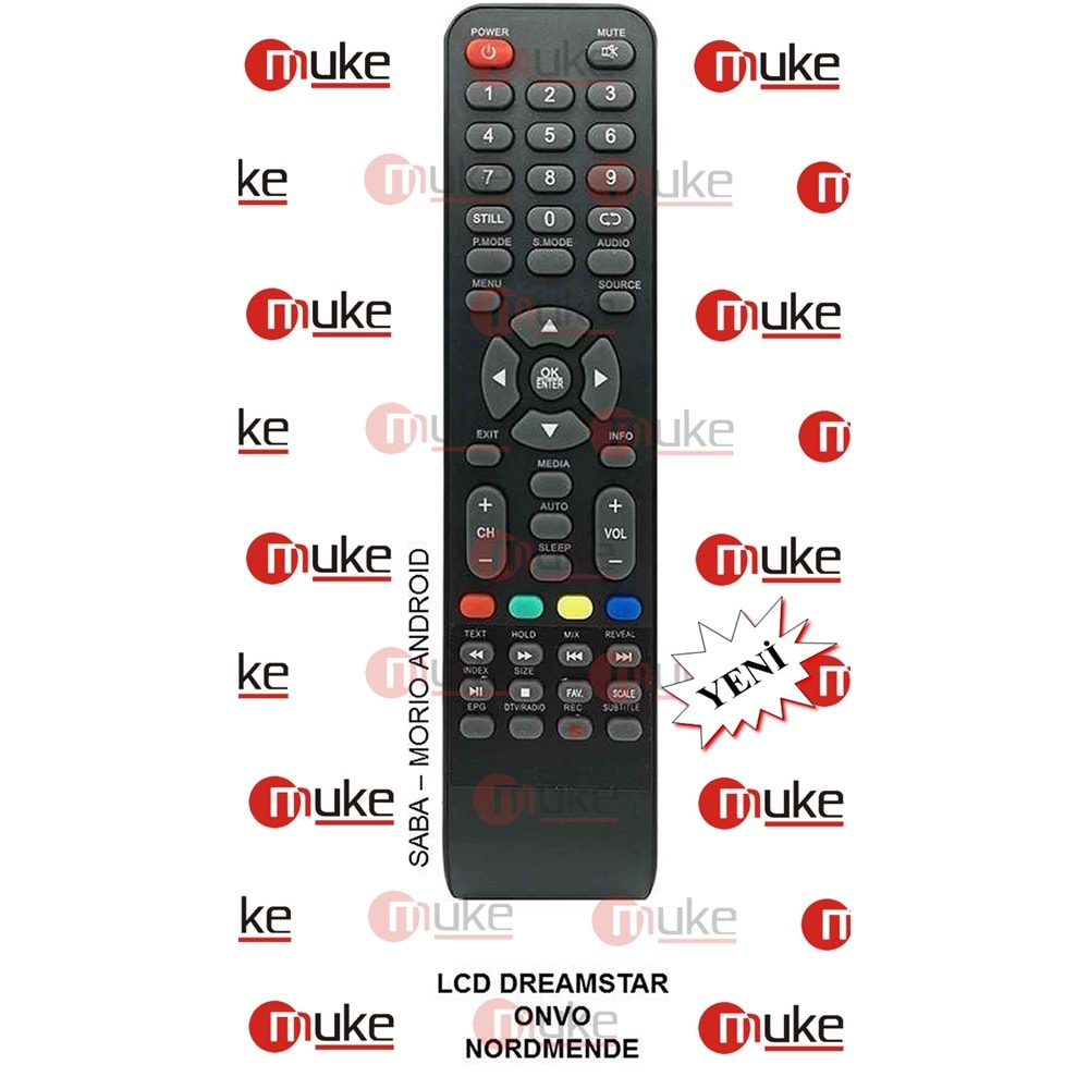 MUKE ML0280 WEKO ONVO/NORDMENDE OV24101/OV32100/OV32101 LCD LED TV KUMANDASI