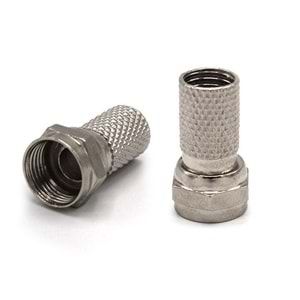 CABLEMASTER CMF-29D RG6 U6 F KONNEKTÖR 100 LÜ PAKET