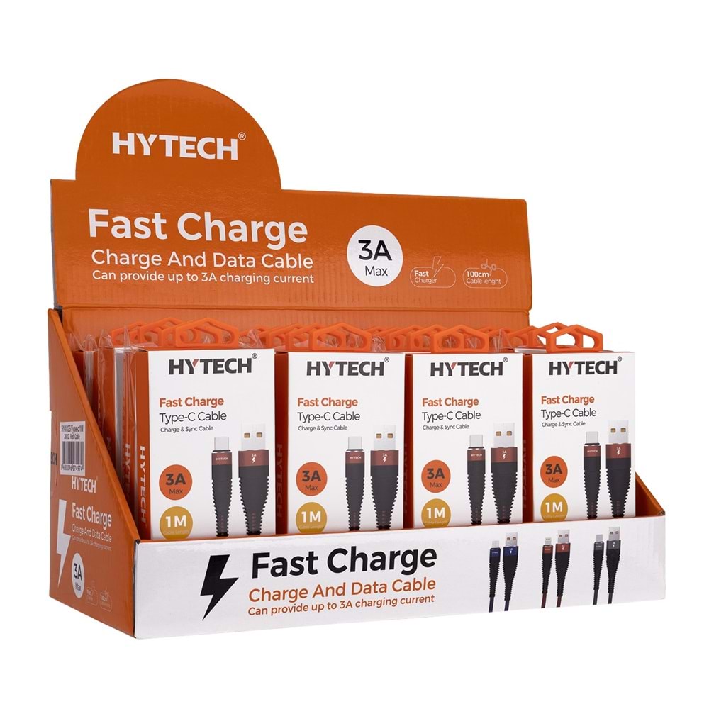 HYTECH HY-X425 RED ŞARJ 3 AMPER TYPE-C KABLO