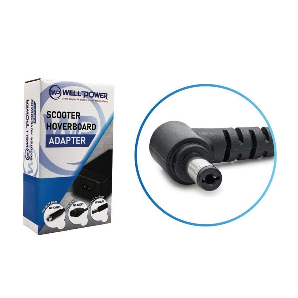 WELLPOWER WP-4802PS 48 VOLT 2 AMPER PLASTİK KASA 5,5X2,5 MM