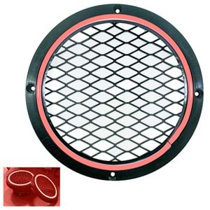 OEM 20CM HOPARLÖR KAPAĞI KIRMIZI NEON LEDLİ (2 ADET)