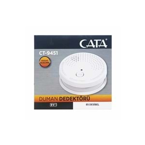 CATA CT-9451 9V PİLLİ DUMAN DEDEKTÖRÜ
