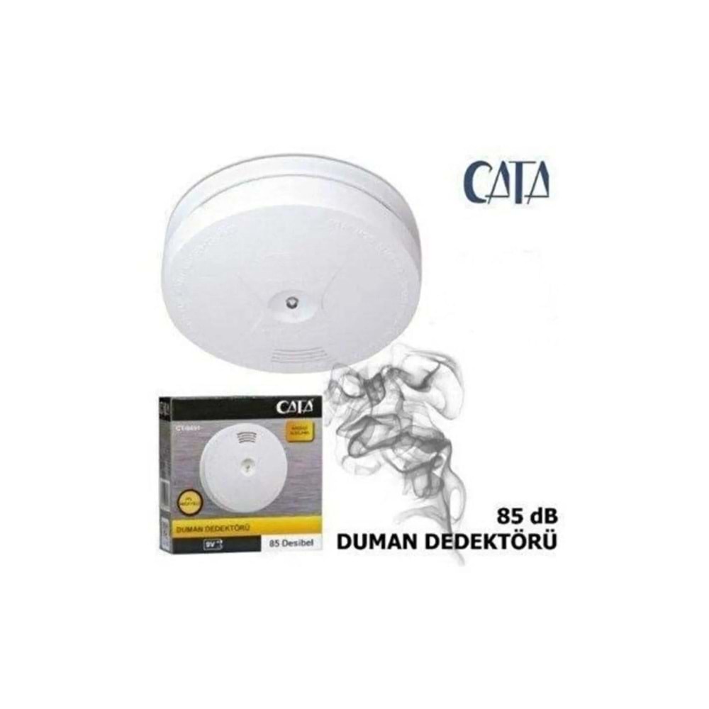 CATA CT-9451 9V PİLLİ DUMAN DEDEKTÖRÜ