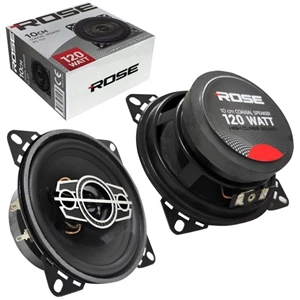 ROSE RS-101 10 CM 120W TEKLİ KUTULU TWEETERLİ KOAKSİYEL HOPARLÖR